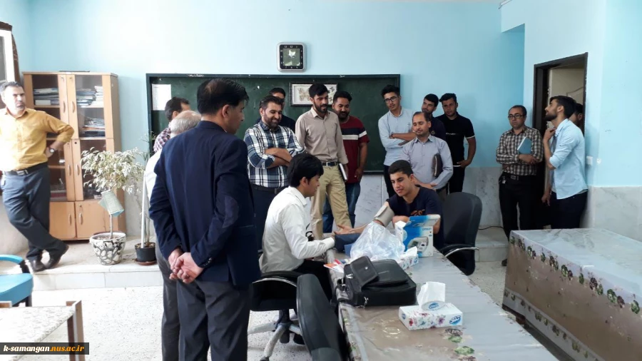برگزاری کارگاه پیشگیری از فشار خون و انجام تست آن به مناسبت روز جهانی فشار خون در محل آموزشکده کشاورزی سمنگان 5