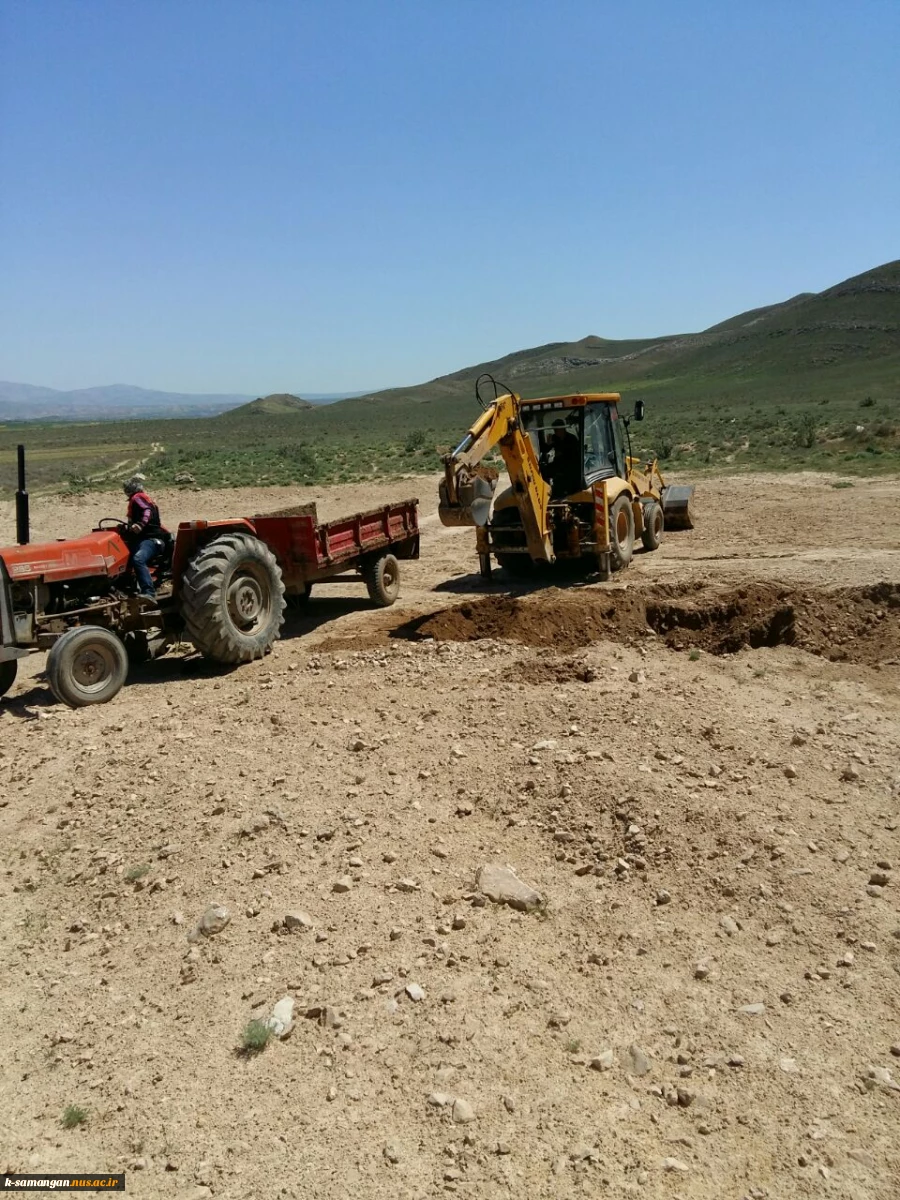 بهسازی راه مزرعه آموزشی آموزشکده کشاورزی سمنگان 2