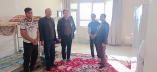 بازدید رئیس دانشگاه ملی مهارت خراسان شمالی از خوابگاه آموزشکده کشاورزی سمنگان 2